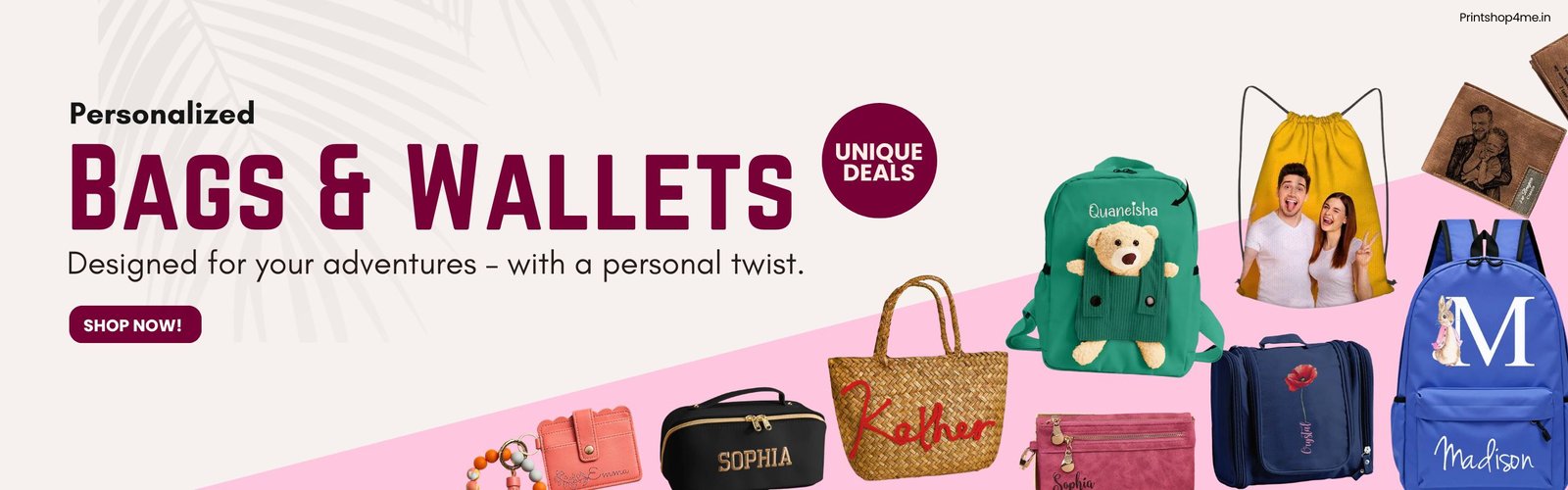 Personalized Bags and Wallets