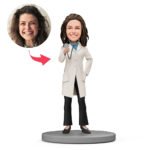 Pediatrician with Stethoscope bobblehead