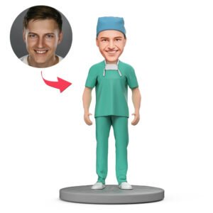Anesthesiologists in Blue Scrubs bobblehead - printshop4me.in Anesthesiologists in Blue Scrubs bobblehead