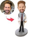 Cool doctor stethoscope bobblehead india personalised gift for medical professionals
