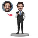 boss jacket bobblehead india personalised with engraved text gift