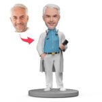 custom medical doctor bobblehead india with engraved name perfect personalised gift