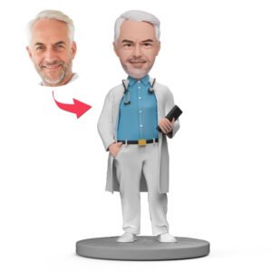 custom medical doctor bobblehead india with engraved name perfect personalised gift