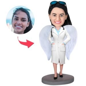 angel doctor bobblehead india personalised with engraved name for gifting