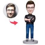 best boss bobblehead india personalised custom figurine with engraved text