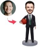 boss businessman basketball bobblehead india custom engraved personalised gift